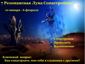7 Резонансная Луна сонастройки обезьяна