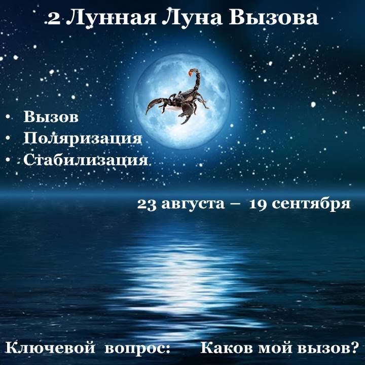 2 Лунная Луна Вызова скорпион
